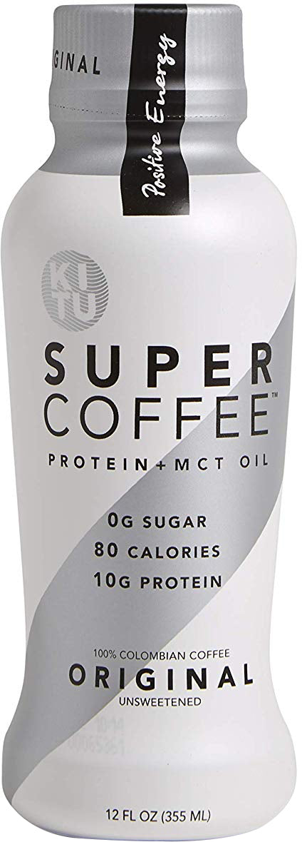 Super Coffee™ Protein + MCT Oil, Original Columbian Coffee, 12 Fl Oz (355 mL) Liquid , Brand_Kitu Form_Liquid Size_12 Fl Oz