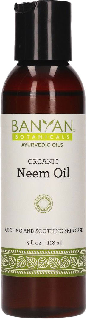 Neem (Organic), 4 Fl Oz (120 mL) Oil , Ayurveda Ayurveda Virya_Cooling Brand_Banyan Botanicals Form_Oil Size_4 Fl Oz