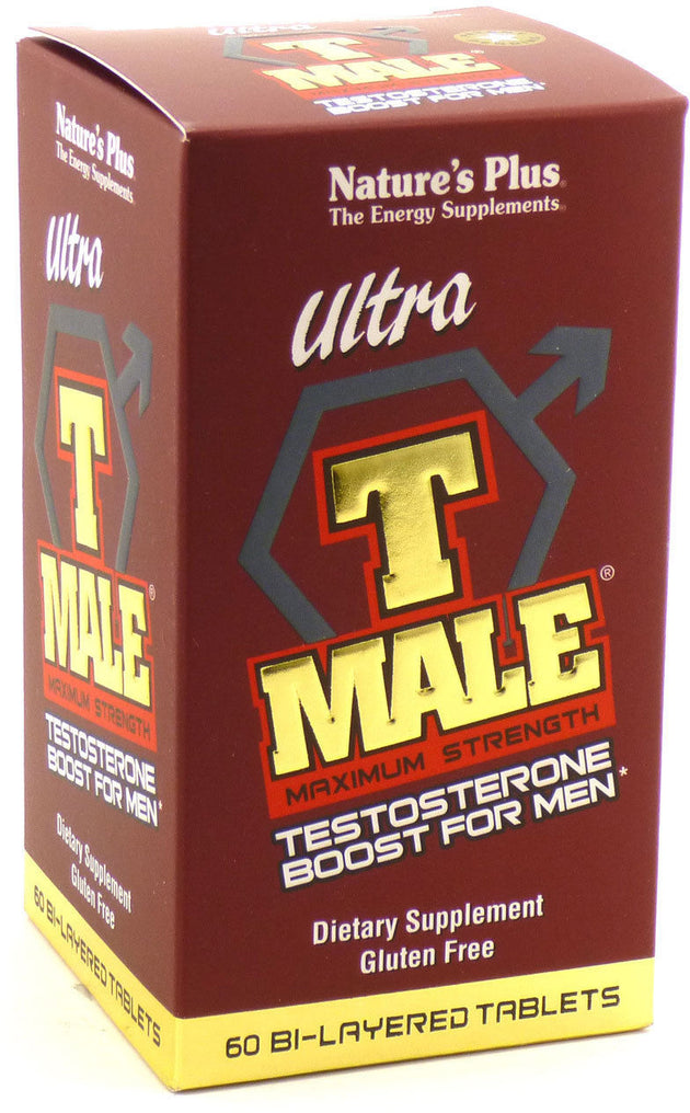 Ultra T-Male Extended Release Bilayer, 60 Tablets , Brand_Nature's Plus Form_Tablets Size_60 Tabs
