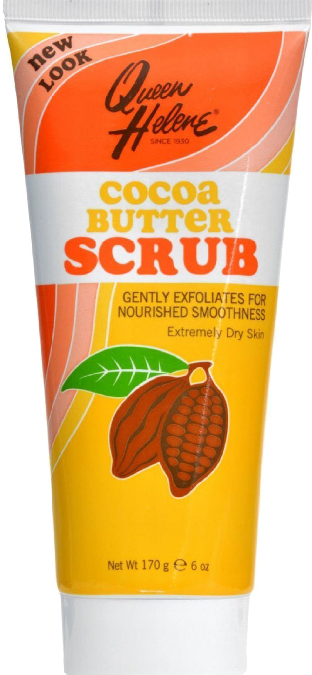 Cocoa Butter Scrub, 6 Oz (170 g) Scrub , Brand_Queen Helene Form_Scrub Size_6 Oz