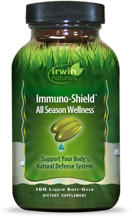 Immuno-Shield All Season Wellness, 100 Liquid Softgels , Brand_Irwin Naturals Form_Softgels Size_100 Softgels