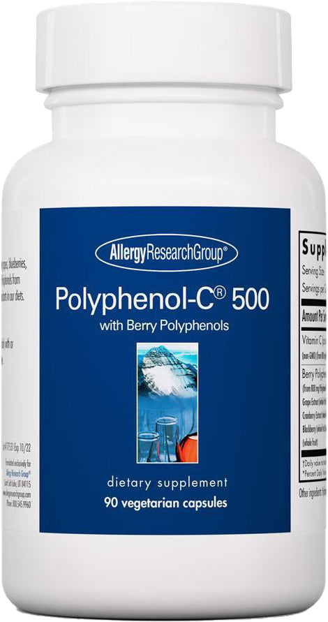 Polyphenol-C® 500, 90 Vegetarian Capsules , Brand_Allergy Research Group