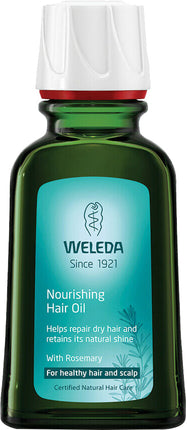 Nourishing Hair Oil with Rosemary, 1.76 (50 mL) Oil , Brand_Weleda Form_Oil Size_1.76 Fl Oz