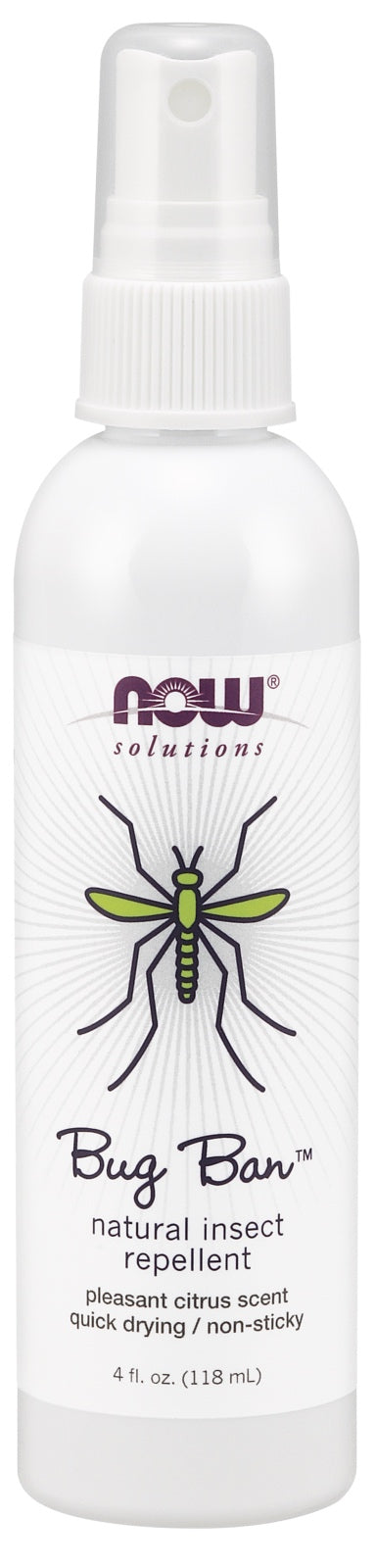 Bug Ban Spray, 4 oz. , Brand_NOW Foods Form_Spray Size_4 Fl Oz