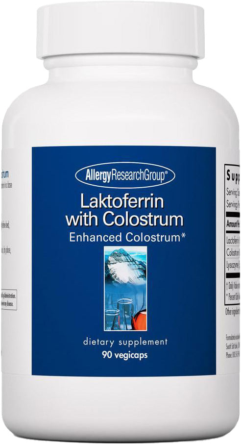 Laktoferrin with Colostrum, 90 Vegetarian Capsules , Brand_Allergy Research Group