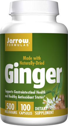 Ginger, 100 Capsules , Brand_Jarrow Formulas Form_Capsules Size_100 Caps
