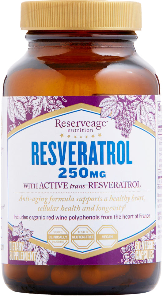 Resveratrol with Active Trans-Resveratrol, 250 mg, 60 Vegetarian Capsules , 20% Off - Everyday [On]
