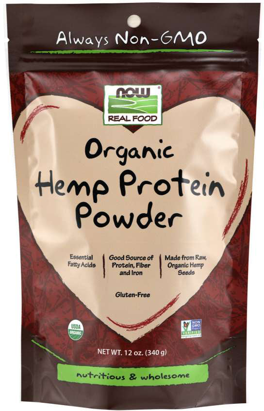 Organic Hemp Protein, 12 Oz Powder , Brand_NOW Foods Form_Powder Size_12 Oz