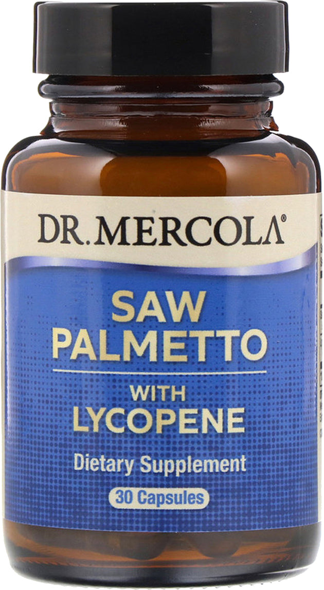 Saw Palmetto with Lycopene, 30 Capsules , Brand_Dr Mercola Form_Capsules Size_30 Caps