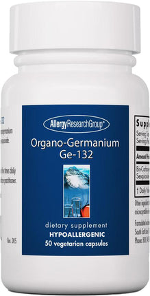 Organo-Germanium Ge-132, 50 Vegetarian Capsules , Brand_Allergy Research Group
