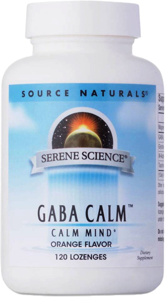 GABA Calm™, Orange Flavor, 120 Lozenges 1 , No Tags
