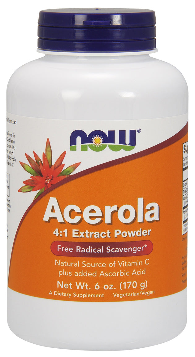Acerola Powder, 6 oz. , Brand_NOW Foods Form_Powder Size_6 Oz