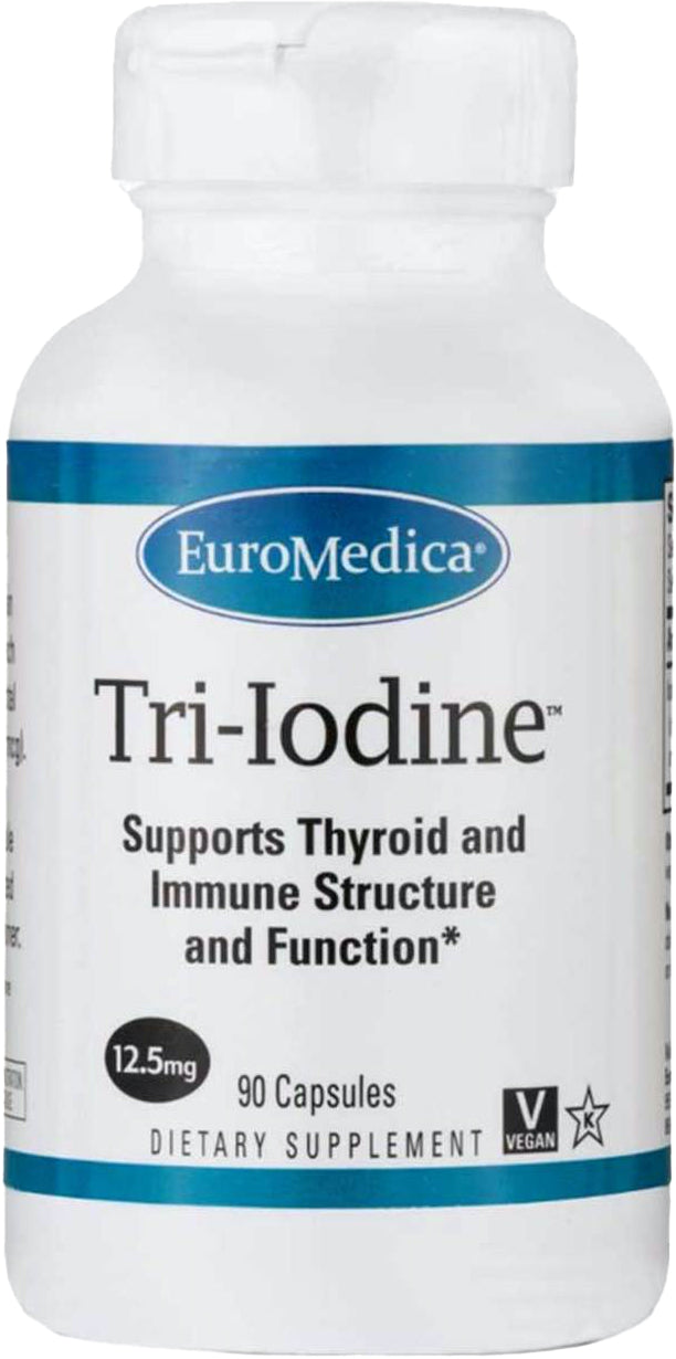 Tri-Iodine, 12.5 mg, 90 Capsules , Brand_Euromedica Form_Capsules Potency_12.5 mg Size_90 Caps