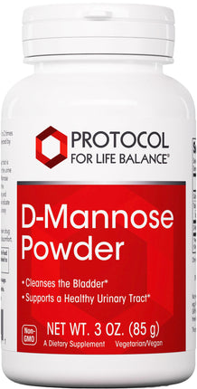 D-Mannose Powder, 3 Oz (85 g) Powder , Brand_Protocol for Life Balance Form_Powder Size_3 Oz