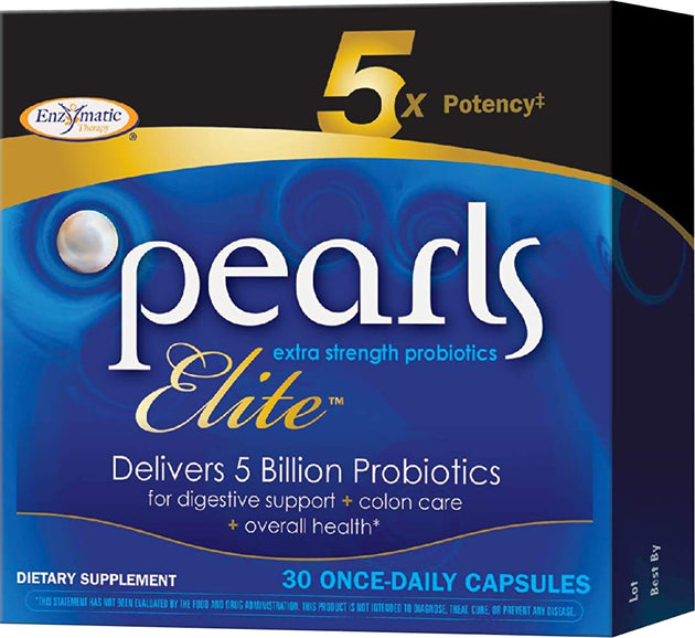 Pearls Elite Probiotic, 30 Capsules , Brand_Enzymatic Therapy Form_Capsules Size_30 Caps