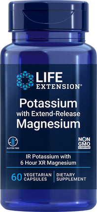 Potassium with Extend-Release Magnesium, 60 Vegetarian Capsules ,