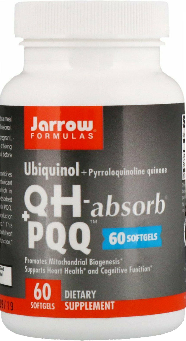 Ubiquinol QH-absorb PQQ, 60 Softgels , Brand_Jarrow Formulas Form_Softgels Size_60 Softgels
