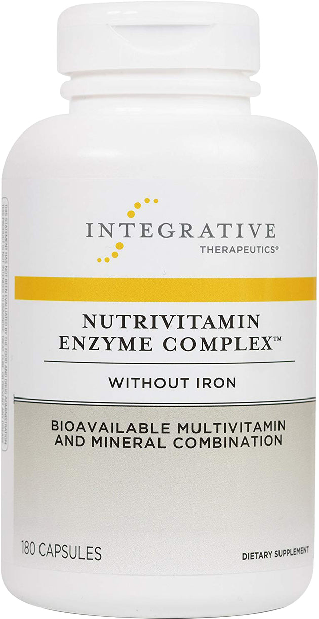 Nutrivitamin Enzyme Complex™ without Iron, 180 Capsules , Brand_Integrative Therapeutics Form_Capsules Size_180 Caps