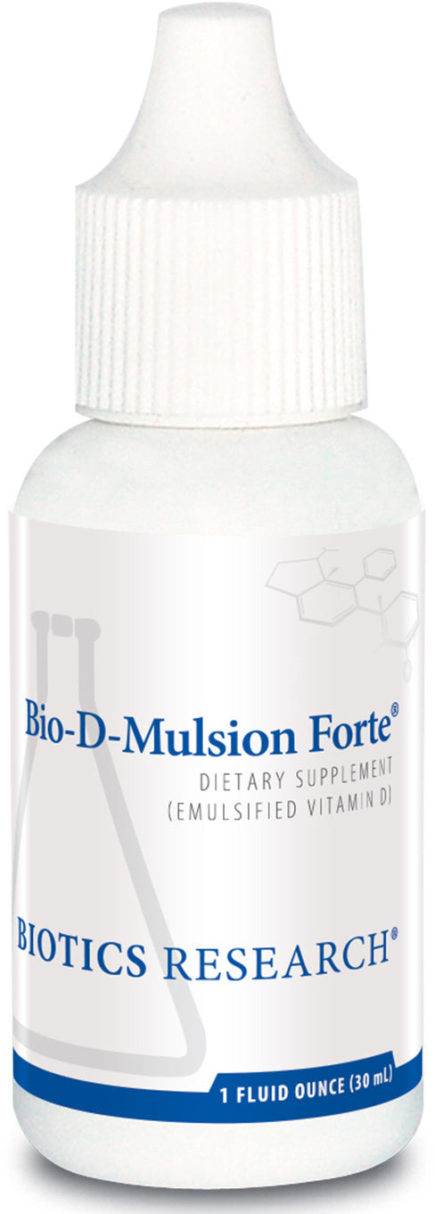 Bio-D-Mulsion Forte® (Emulsified Vitamin D), 1 Fl Oz (30 mL) Liquid , Brand_Biotics Form_Liquid Size_1 Fl Oz