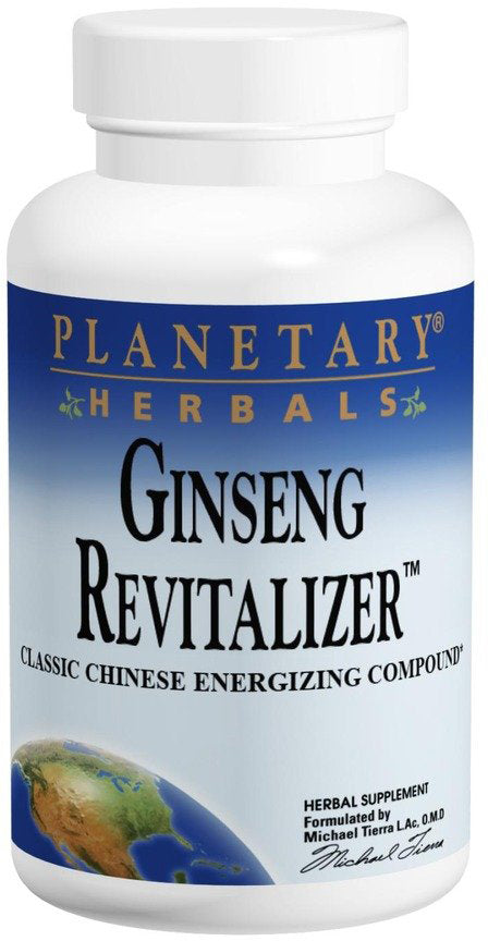 Ginseng Revitalizer, 964 mg, 90 Tablets , Brand_Planetary Herbals Form_Tablets Potency_964 mg Size_90 Tabs
