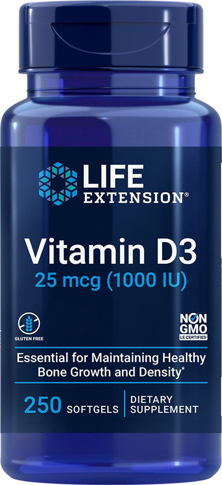 Vitamin D3, 250 Softgels ,
