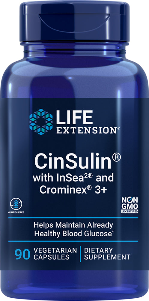 CinSulin® with InSea2® and Crominex® 3+, 90 Vegetarian Capsules ,