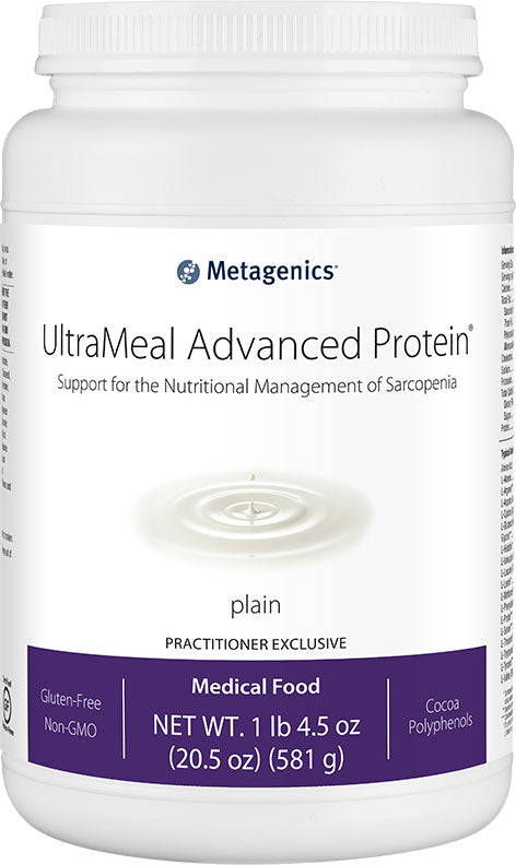 UltraMeal Advanced Protein®, Plain Flavor, 20.5 Oz (581 g) Powder , Emersons Emersons-Alt