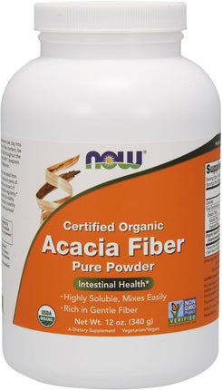 Certified Organic Acacia Fiber, 12 Oz (340 g) Powder