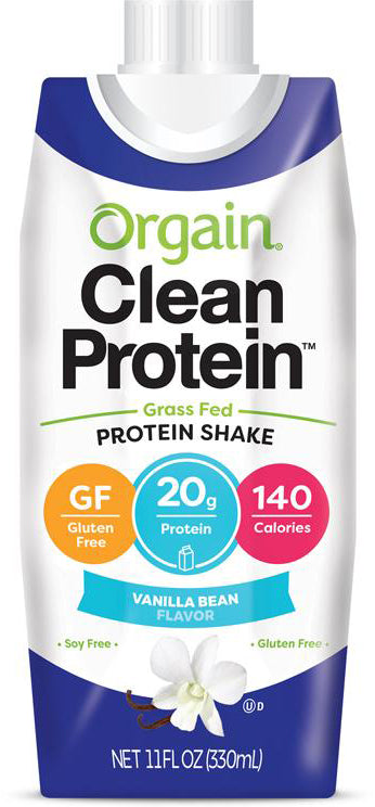 Organic Nutrition™ Vegan All-in-One Protein Shake, 20 g Protein, Vanilla Flavor, 11 Fl Oz (330 mL) Liquid , Brand_Orgain Flavor_Vanilla Form_Liquid Potency_20 g Size_11 Fl Oz