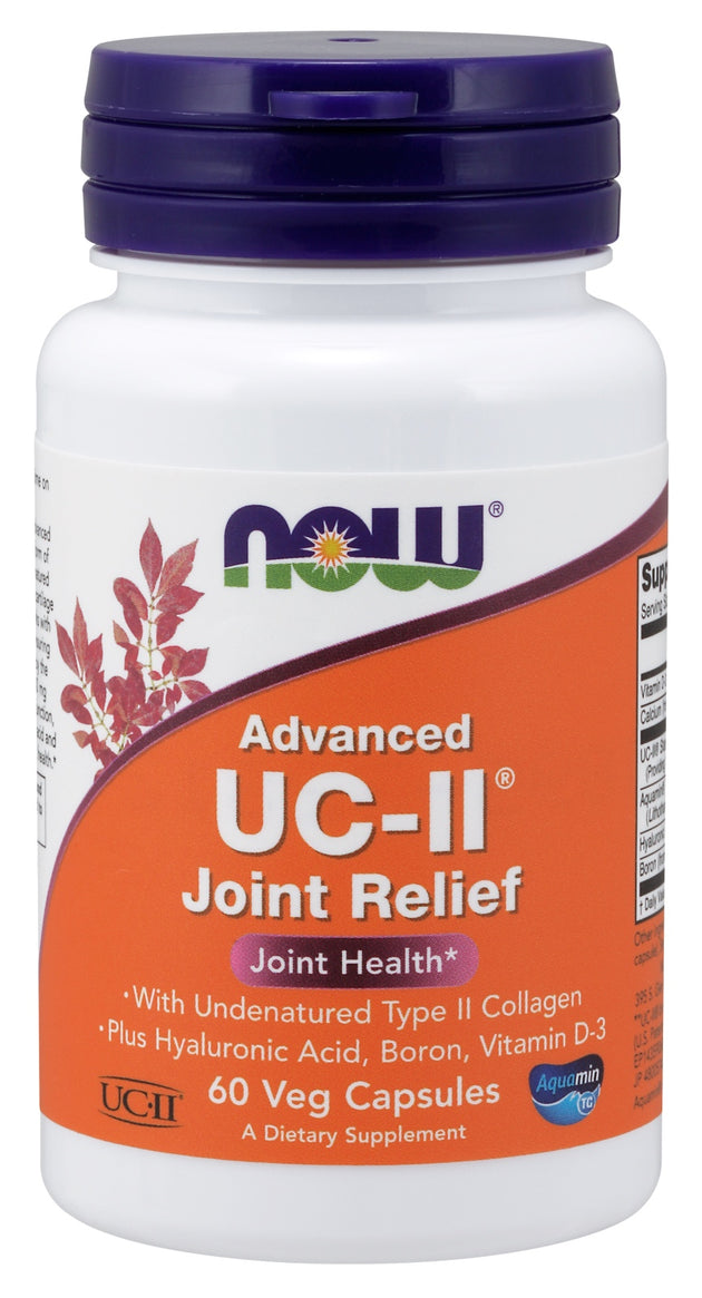 UC-II&reg; Advanced Joint Relief, 60 Veg Capsules , Brand_NOW Foods Form_Veg Capsules Size_60 Caps