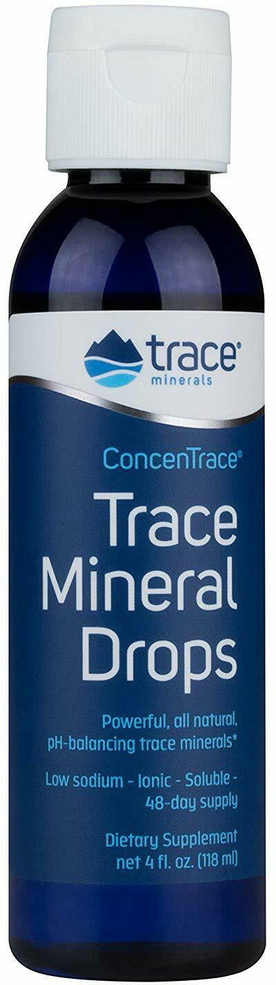 ConcenTrace® Trace Mineral Drops, 4 Fl Oz (118 mL) Liquid , Brand_Trace Minerals Form_Liquid Size_4 Oz