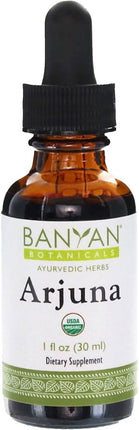 Arjuna, 1 Fl Oz (30 mL) Liquid , Ayurveda Ayurveda Rasa_Astringent Ayurveda Rasa_Bitter Ayurveda Vipaka_Pungent Ayurveda Virya_Cooling Brand_Banyan Botanicals Form_Liquid Size_1 Fl Oz