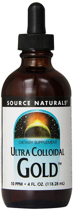 Ultra Colloidal Gold 10 Ppm, 2 fl. oz (60 ml) , Brand_Source Naturals Form_Liquid Size_2 Fl Oz