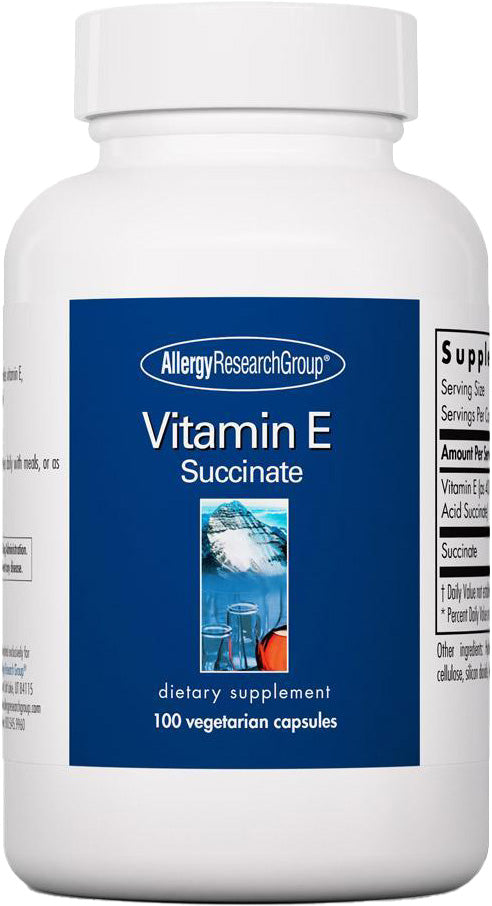 Vitamin E, 100 Vegetarian Capsules , Brand_Allergy Research Group