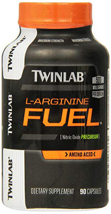 L-Arginine Fuel, 500 mg, 90 Capsules , Brand_TwinLab Form_Capsules Potency_500 mg Size_90 Caps