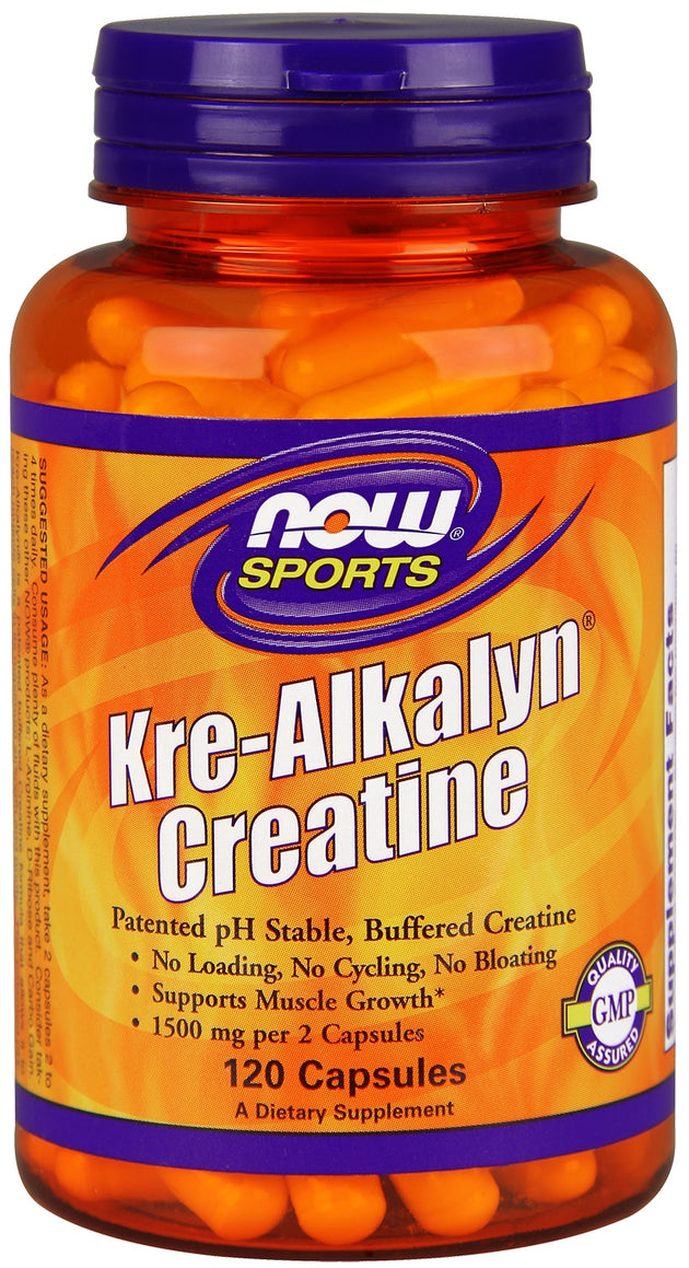 Kre-Alkalyn® Creatine Capsules , Brand_NOW Foods Form_Capsules Size_240 Caps