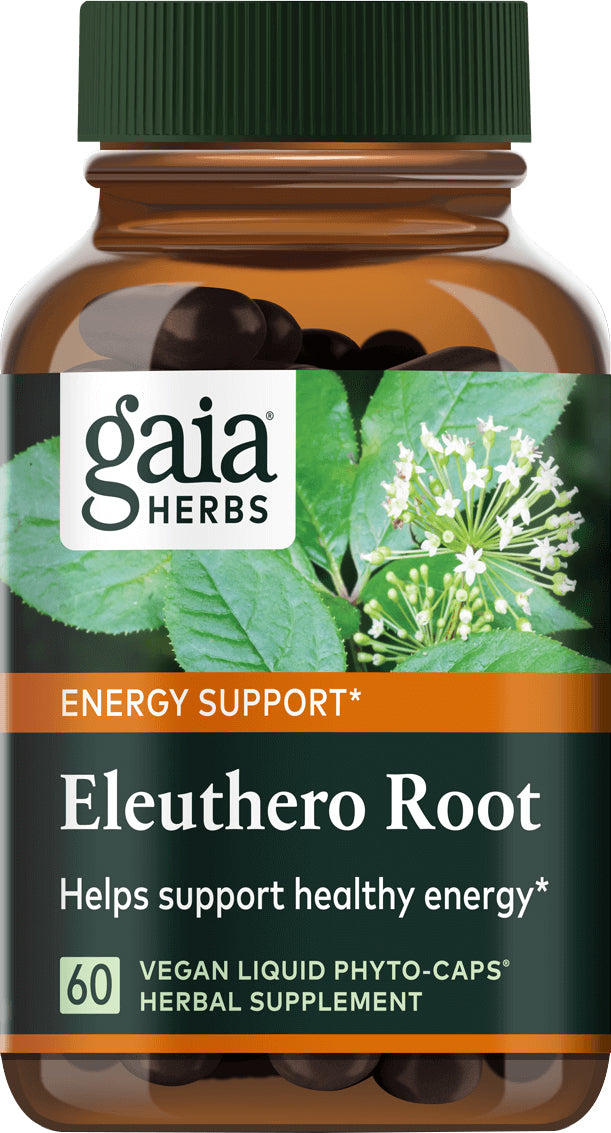 Eleuthero Root, 60 Vegan Liquid Phytocaps , Brand_Gaia Herbs Form_Vegan Liquid Phytocaps Size_60 Softgels