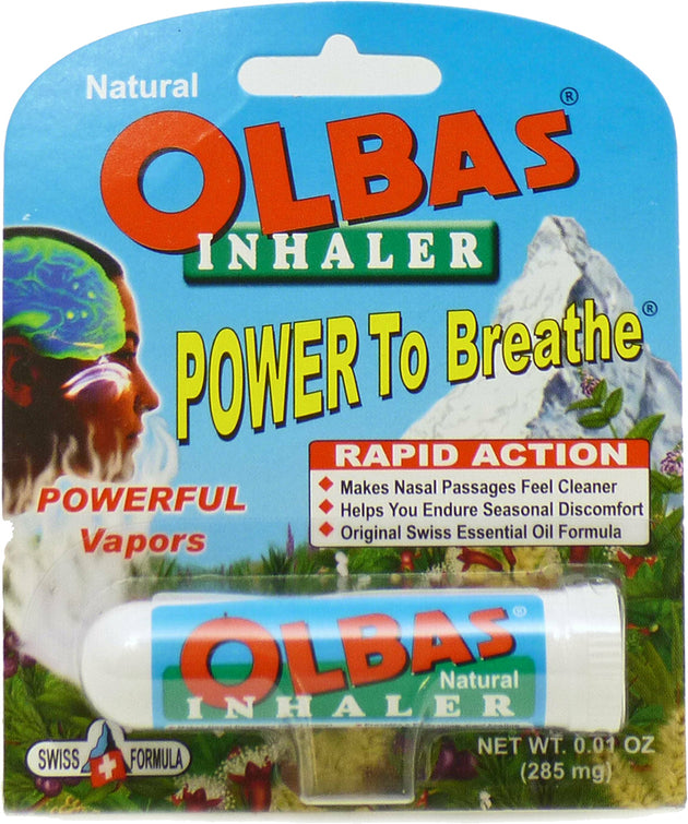 Power to Breathe® Natural Inhaler, 0.01 Oz (285 mg) Inhaler , Brand_Olbas Form_Inhaler Potency_285 mg Size_1 Count