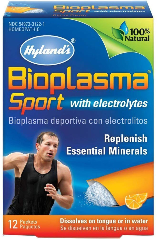 Bioplasma Sport with Electrolytes, 12 Packets , Brand_Hyland's Homeopathic Form_Powder Size_12 Count