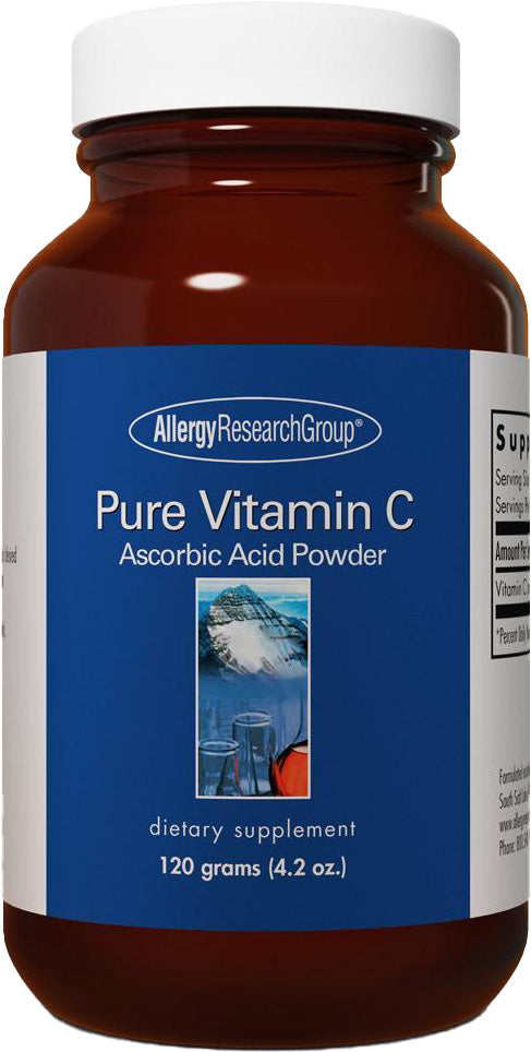 Pure Vitamin C Powder, 120g (4.2 oz) Powder , Brand_Allergy Research Group