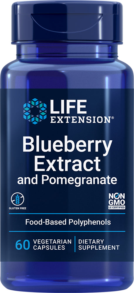 Blueberry Extract and Pomegranate, 60 Vegetarian Capsules ,
