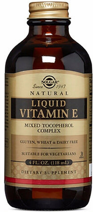 Liquid Vitamin E, 20000 IU, 4 Fl Oz Liquid , Brand_Solgar Form_Liquid Size_4 Fl Oz