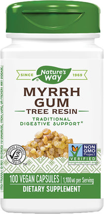 Myrrh Gum, 1000 mg, 100 Vegan Capsules