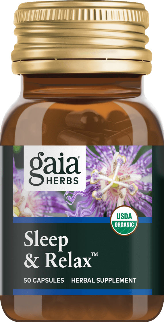 Sleep & Relax™, 50 Capsules , Brand_Gaia Herbs Form_Capsules Size_50 Caps