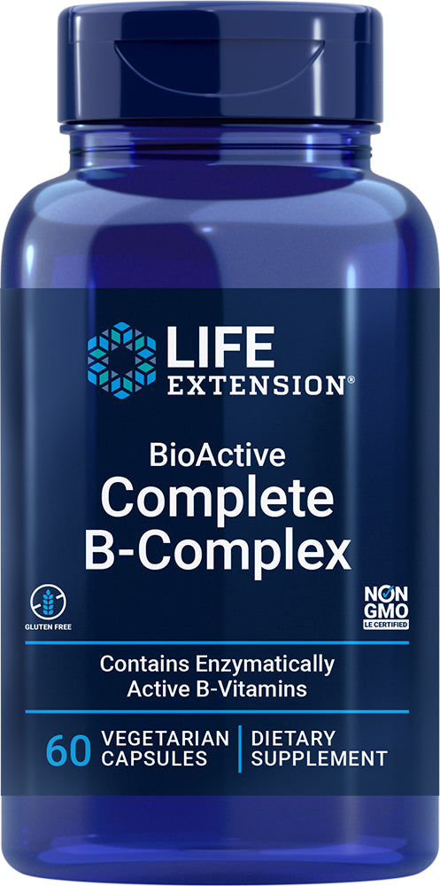 BioActive Complete B-Complex, 60 Vegetarian Capsules ,