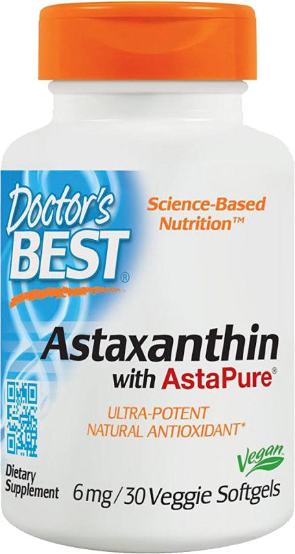 Astaxanthin with AstaReal®, 6 mg, 30 Veggie Softgels ,