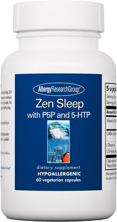 Zen Sleep with P5P and 5-HTP, 60 Vegetarian Capsules , Brand_Allergy Research Group