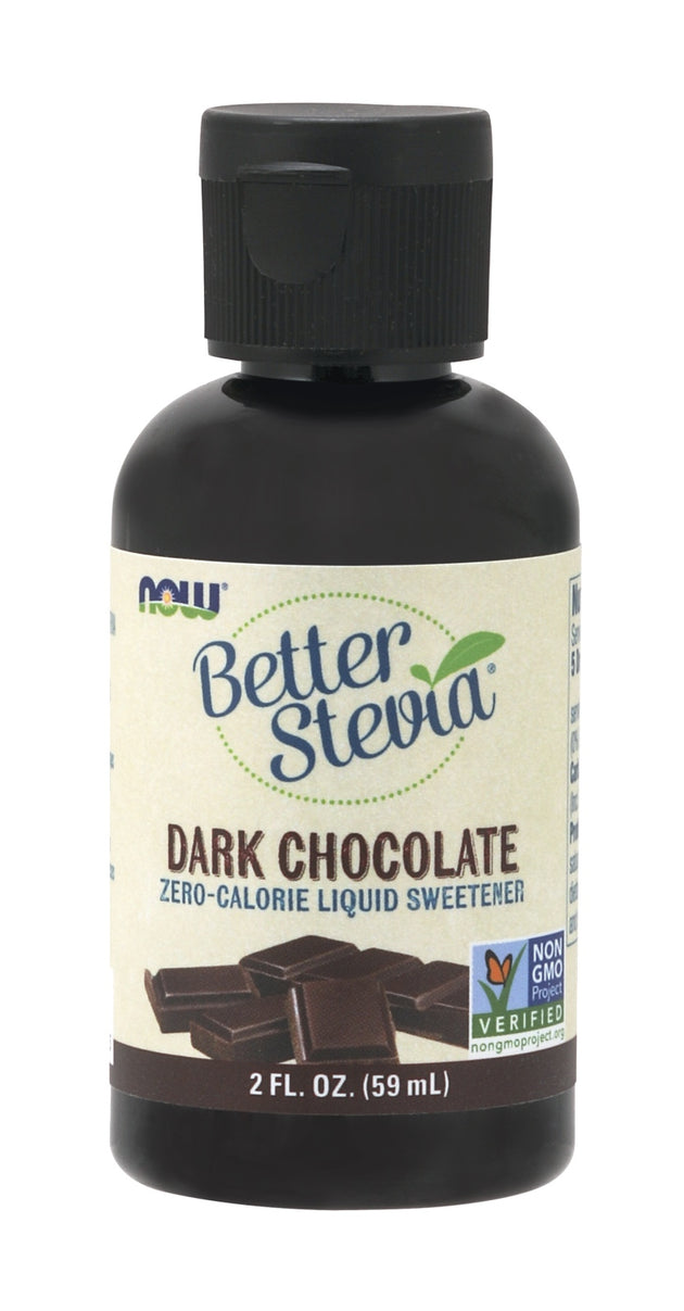 BetterStevia&reg; Liquid, Dark Chocolate, 2 fl oz. , Brand_NOW Foods Flavor_Dark Chocolate Form_Liquid Size_2 Fl Oz