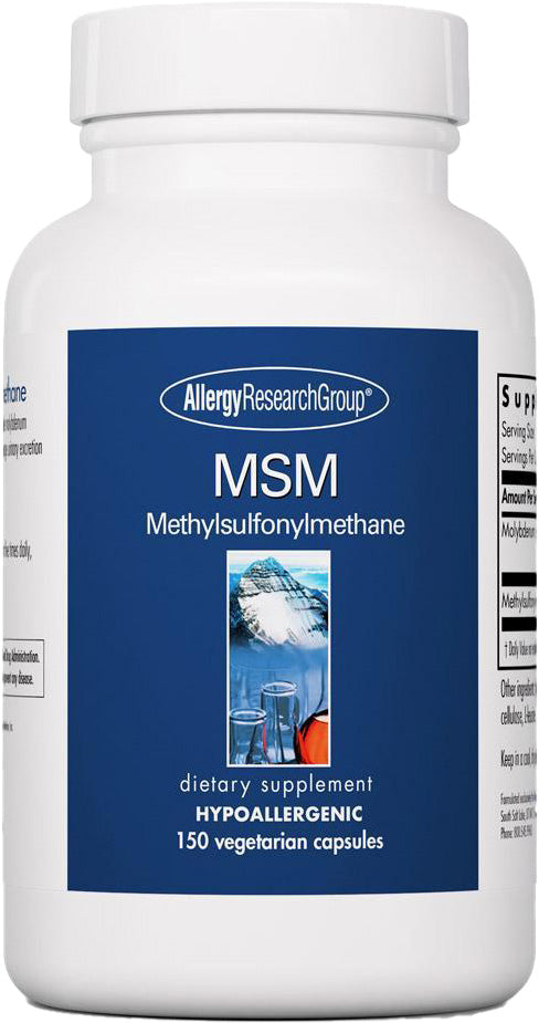 MSM, 500mg, 150 Vegetarian Capsules , Brand_Allergy Research Group