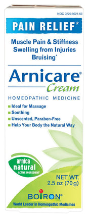 Arnicare® Cream (Pain Relief), vertical, 2.5 oz (70 Grams) , Brand_Boiron Form_Cream Size_2.5 Oz
